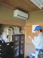 エコナビに交換です【長野県長野市エコナビエアコン】【長野県長野市太陽光発電】【長野県長野市オール電化】エコ電化ＪＰ・街の工事屋さん【大光電気商会】