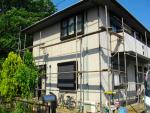 神奈川県厚木市H様邸　外壁塗装（施工中）