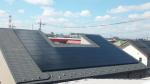 北東の片流れ屋根にソーラーフロンティア
