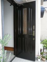 エアコンを入替えたお客様から玄関ドアリフォームの依頼その2（東京都多摩市）