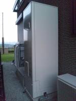 エコキュートの取り付け工事を致しました。