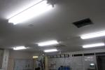 大阪府茨木市・A社屋内の【照明器具/天井裏・配線一式】交換工事