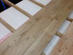 クリの木の無垢床材を・・