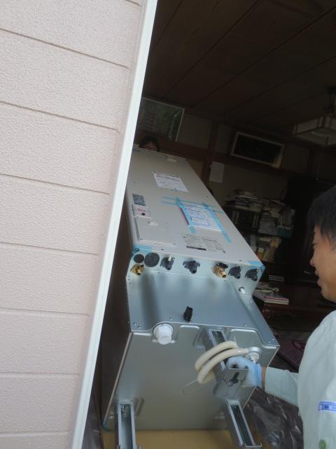 石油ボイラーをエコキュートに交換します！（安曇野市）エコ電化本舗㈱大光電気商会