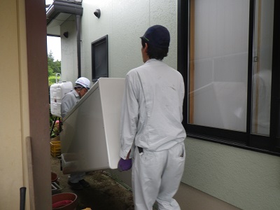 長野県茅野市で灯油給湯器をエコキュートに交換します。(長野県長野市電気設備工事)エコ電化本舗㈱大光電気商会