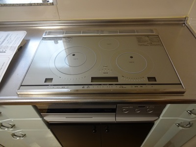 ガスレンジをIHクッキングヒーターに交換しました。（長野県長野市電気設備工事)長野県長野市IHクッキングヒーター工事・エコ電化本舗 株式会社大光電気商会
