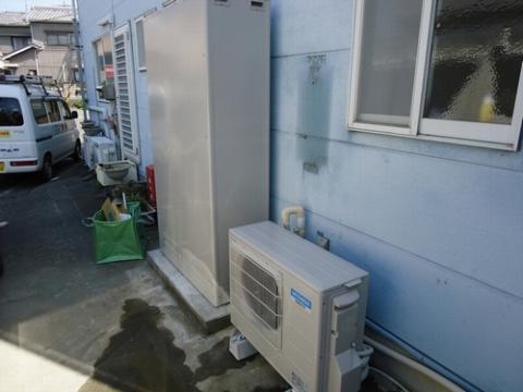浜松市中区Y様邸エコキュート設置工事
