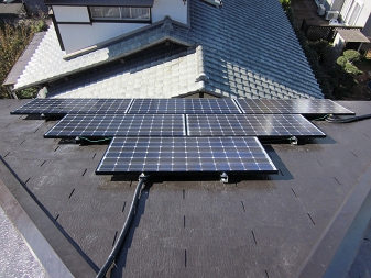 福岡県大野城市 K様　太陽光発電システム工事