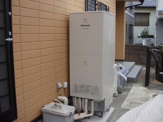 千葉県 市川市 N様　エコキュート工事