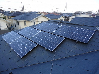 千葉県流川市 M様邸　太陽光発電システム設置工事