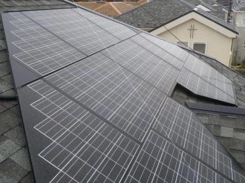 埼玉県越谷市K様邸　《太陽光設置工事》