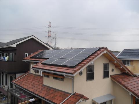 京都府京田辺市Ｆ様　太陽光発電工事