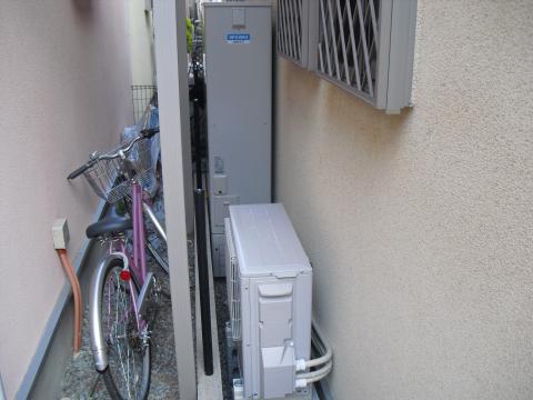 兵庫県宝塚市O様　エコキュート工事