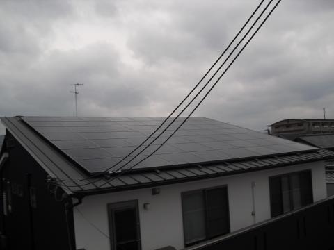 兵庫県伊丹市Ｎ様　太陽光発電工事