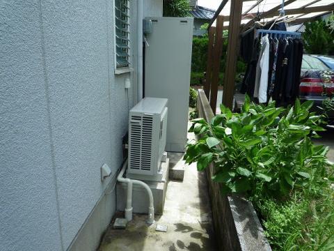 福岡県行橋市K様邸　エコキュート
