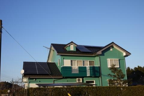いすみ市江澤邸三洋4,14kw太陽光工事