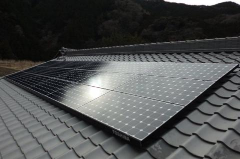 静岡市鍵穴地区　K様邸　太陽光設置致しました。