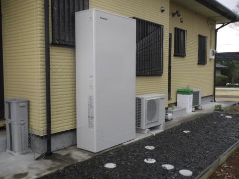 茨城県猿島郡Ｏ様邸《エコキュート設置工事》