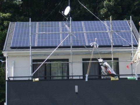 福岡市東区香椎｜シヤープ太陽光発電工事