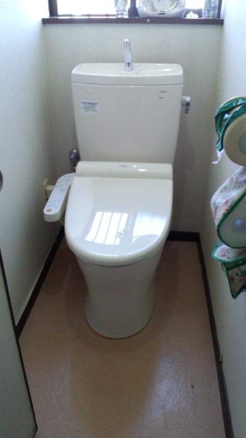最近のトイレ入れ替え工事