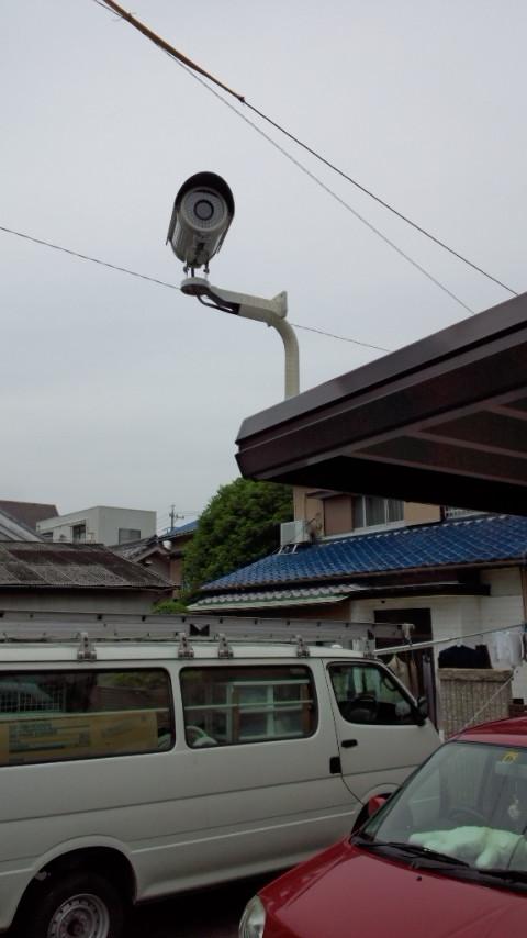 最近の防犯カメラ工事