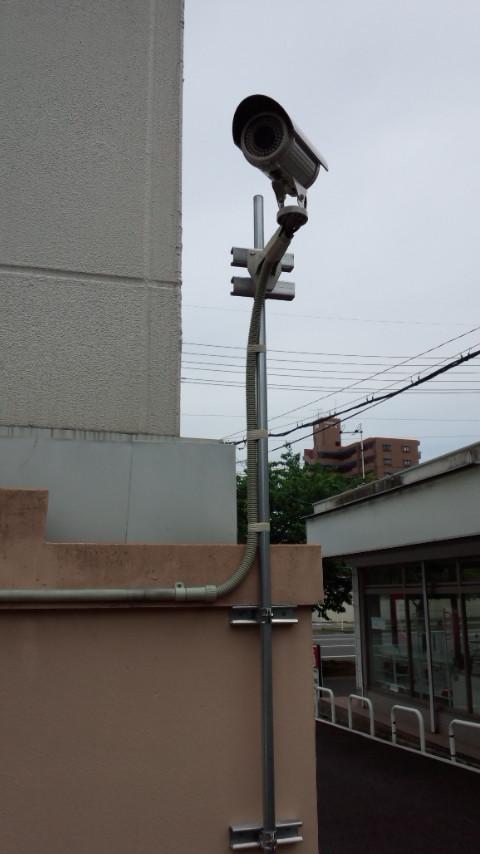 最近の防犯カメラ工事２