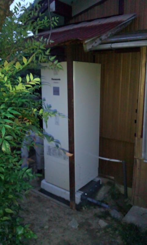 最近のオール電化工事７３