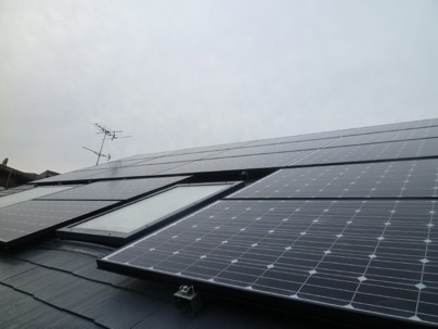 埼玉県 さいたま市大宮区北袋町　Fさま邸　太陽光発電・屋根外壁塗装工事