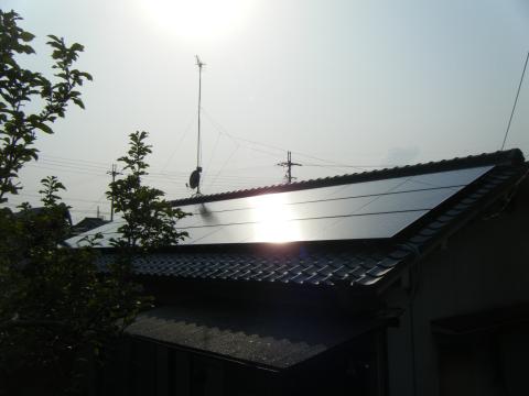 奈良県五条市H様邸　太陽光発電システム工事