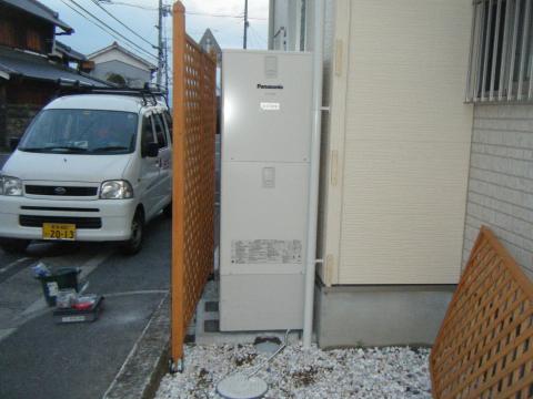 御所市Ｈ様邸オール電化工事。
