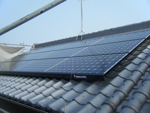 奈良県橿原市Ｙ様邸太陽光発電工事。