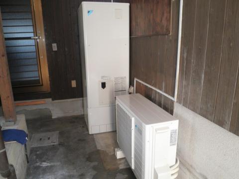 福岡県飯塚市M様邸　エコキュート