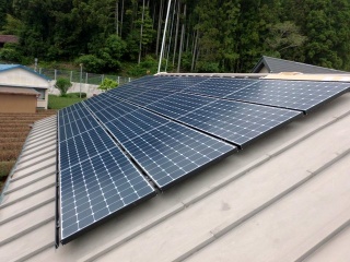 川根本町上長尾地区　K様太陽光設置致しました