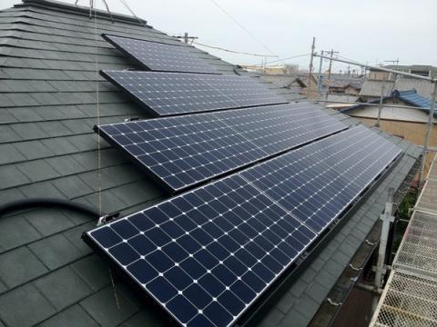 静岡市東新田地区　M様邸　太陽光設置致しました