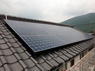 川根本町上長尾地区　K様邸　太陽光設置致しました