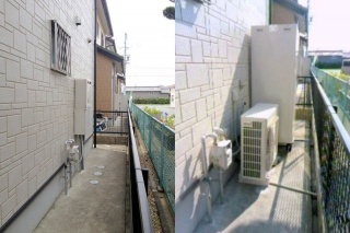 袋井市土橋地区K様邸　エコキュート設置致しました