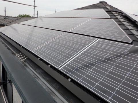 袋井市富里地区　K様邸　太陽光設置致しました