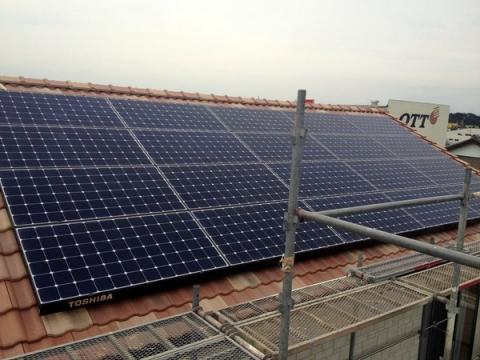 袋井市土橋地区　K様邸　太陽光設置致しました