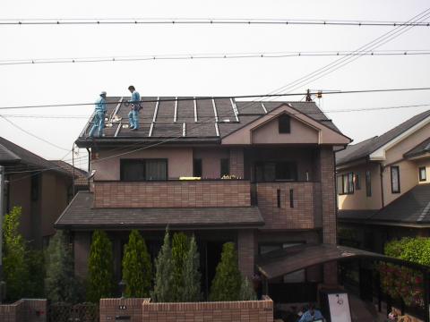 シャープ・太陽光発電（＃１）＆ＩＨクッキングヒーター施工