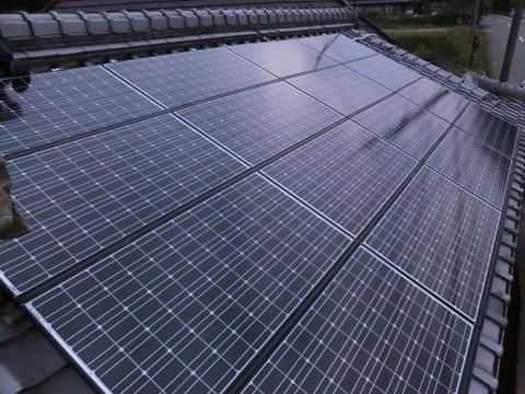 大阪府　能勢町　Ｍ様邸　太陽光発電システム工事