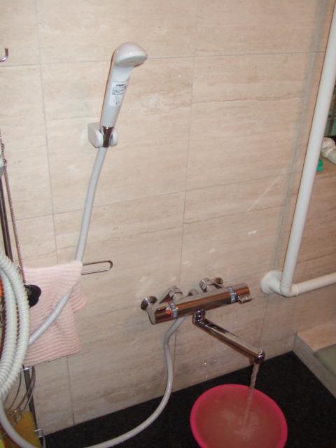 兵庫県川西市　Ｋ様邸　浴室シャワー水栓取替え