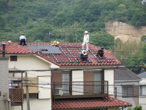 ダイキン・太陽光＃1＆エコキュート同時施工