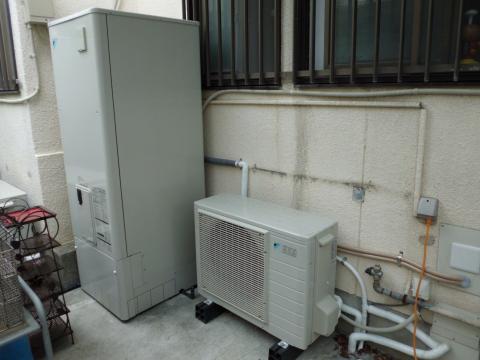 ダイキン・エコキュート＆太陽光施工