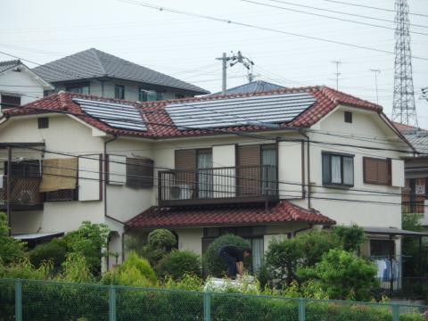 ダイキン・太陽光発電システム＃2施工