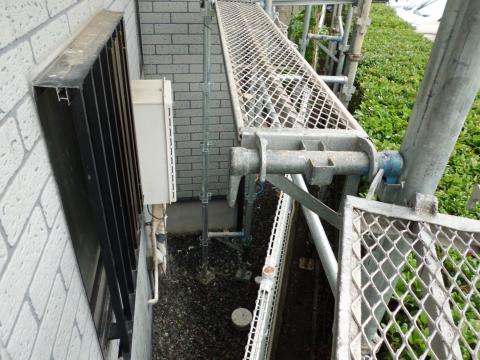 ガス給湯器(エコキュート設置場所)は撤去致します