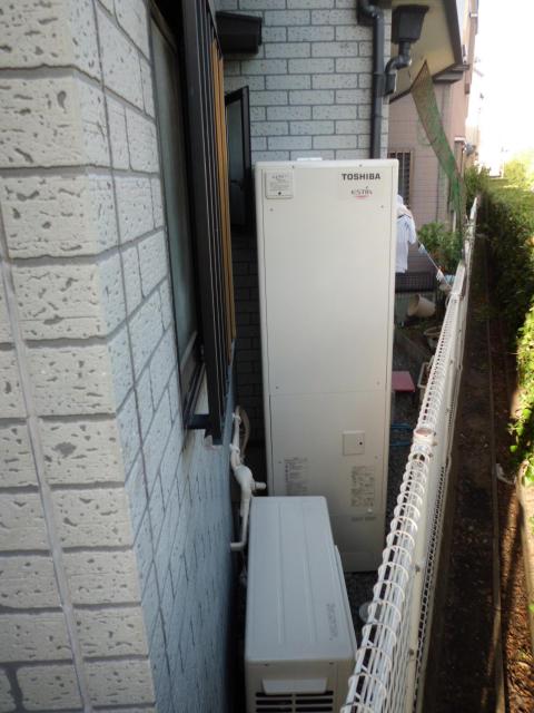TOSHIBAエコキュート施工IHクッキングヒーター完成!
