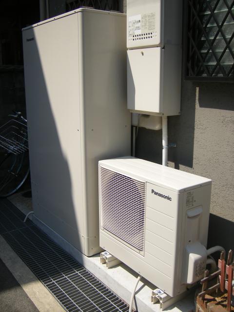 大阪府茨木市K様邸ｴｺｷｭｰﾄ設置工事