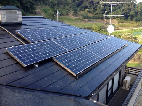 牧之原市道場　T様邸　太陽光設置致しました。