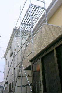 足場設置工事☆