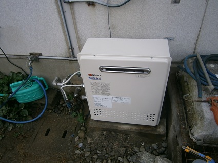 ガス給湯器取替